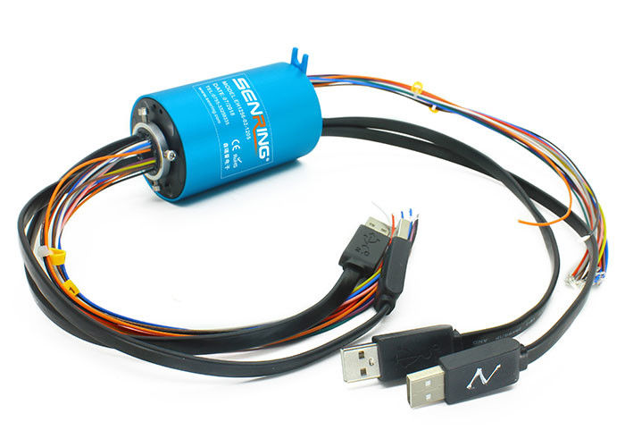 ODM USB2.0信号の真空の低電圧のスリップ リング1~24回路
