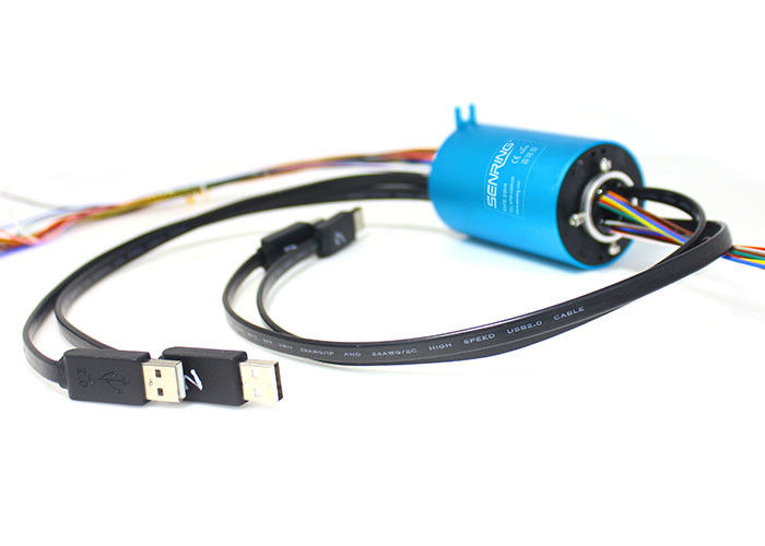 ODM USB2.0信号の真空の低電圧のスリップ リング1~24回路