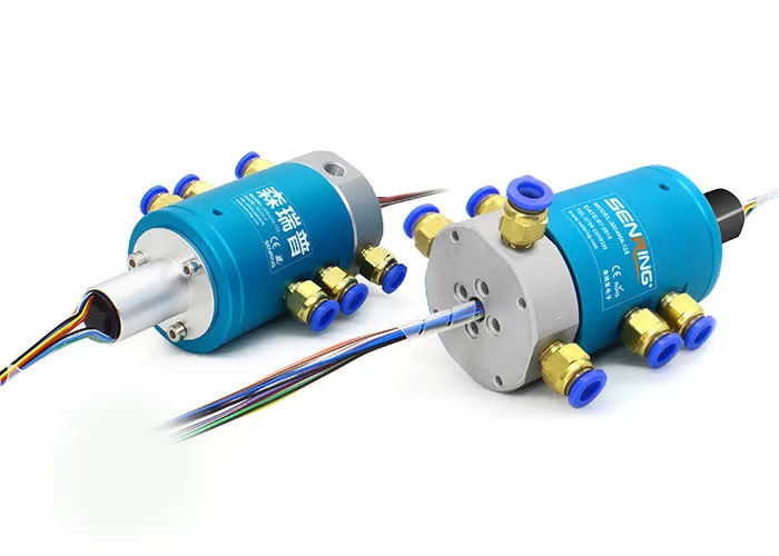 4通路 4チャネル パネウマティック イーサネット 回転関節 スリップリング パイプ サイズ 6~8mm